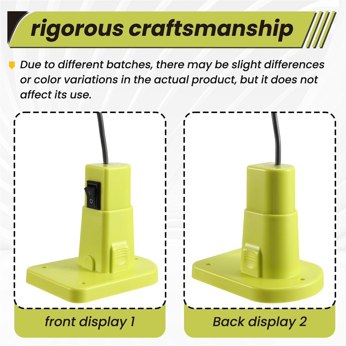 Outdoor Power Jack - Chargeur de batterie A10R pour Ryobi