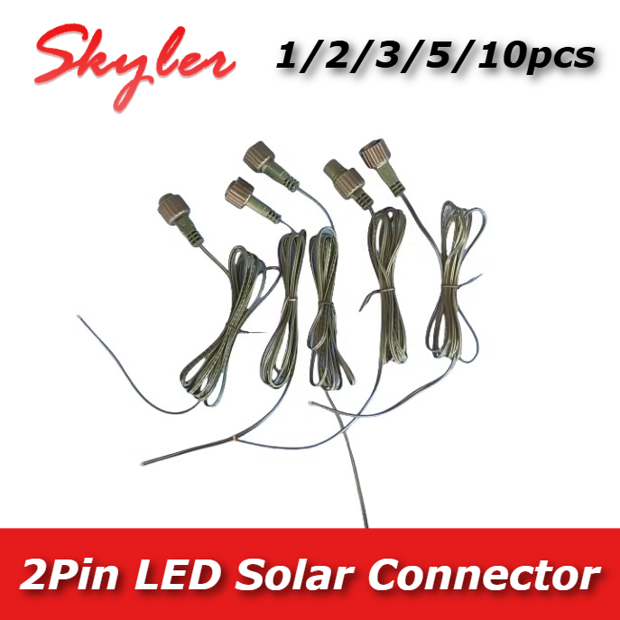 Outdoor Power Extension Cord - Connecteur LED 2 broches avec câble
