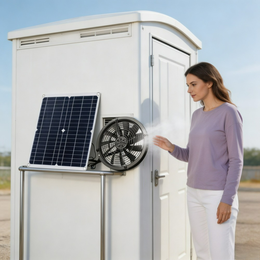 Outdoor Power Vent - Kit de ventilation solaire 15W 25W