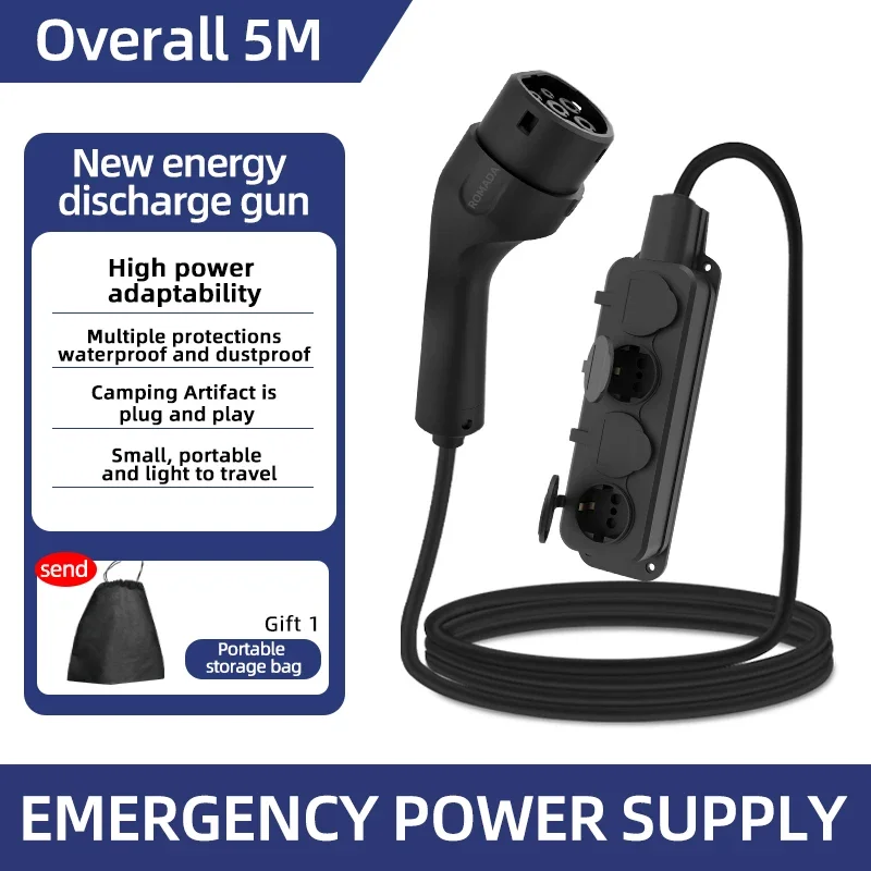 Outdoor Power Wire - Chargeur Portable pour voiture électrique EV,