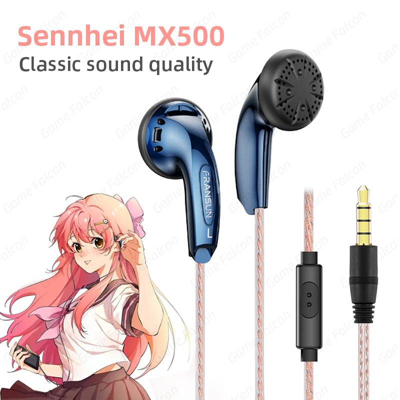 Outdoor Power Jack - Bouchons d'oreilles classiques Sennhei MX500, oreillettes