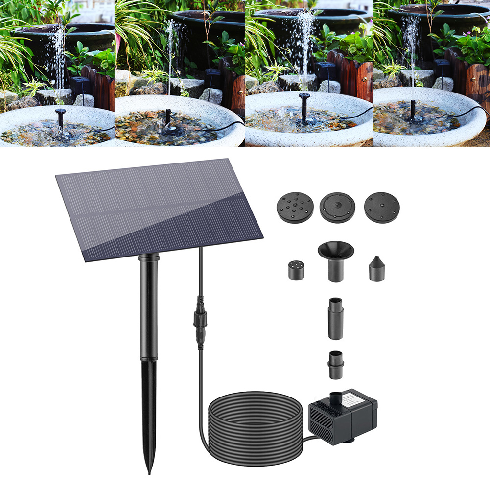 Outdoor Power Stake - Fontaine d'eau 5W 5V, décoration de