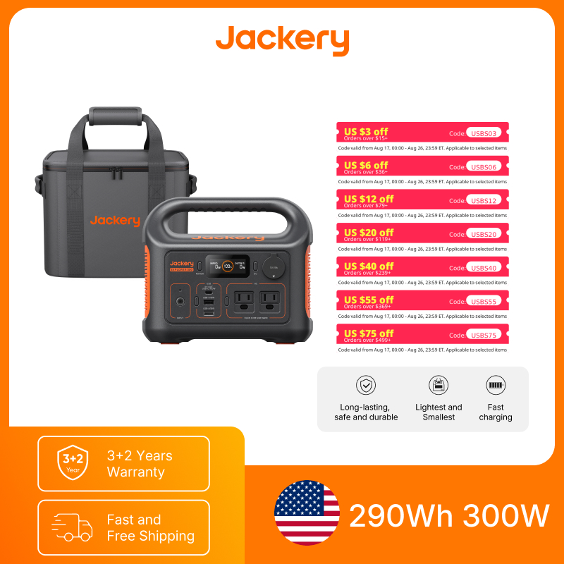 Power Outdoor Jackery - Station d'alimentation portable Jackery Explorer 300