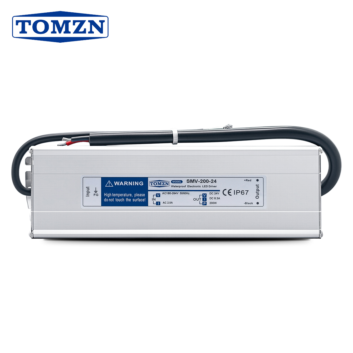Outdoor Power Transformer - TOMZN 200W Alimentation LED étanche IP67