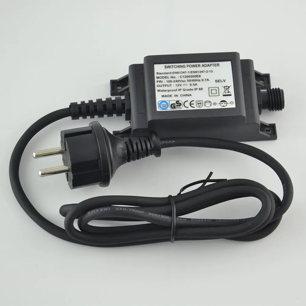 Outdoor Power Transformer - IP68 DC12V 1A chargeur d'alimentation pilote