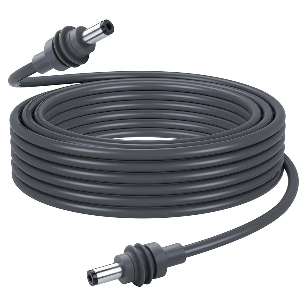 Outdoor Power Jack - Câble d'alimentation de remplacement, 5M/16,4 pieds,