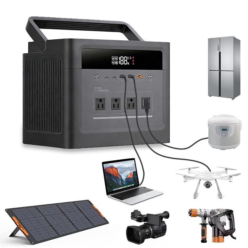 Outdoor Power Tool Storage - Alimentation électrique extérieure portable 300W-1800W, stockage