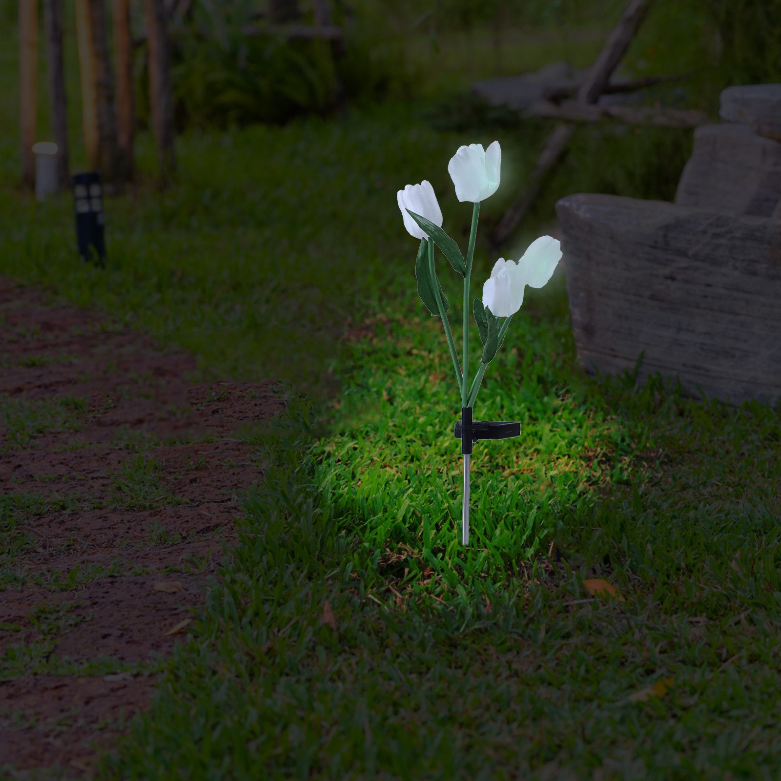 Lampes solaires de jardin en f - Outdoor Power Stake avis et prix
