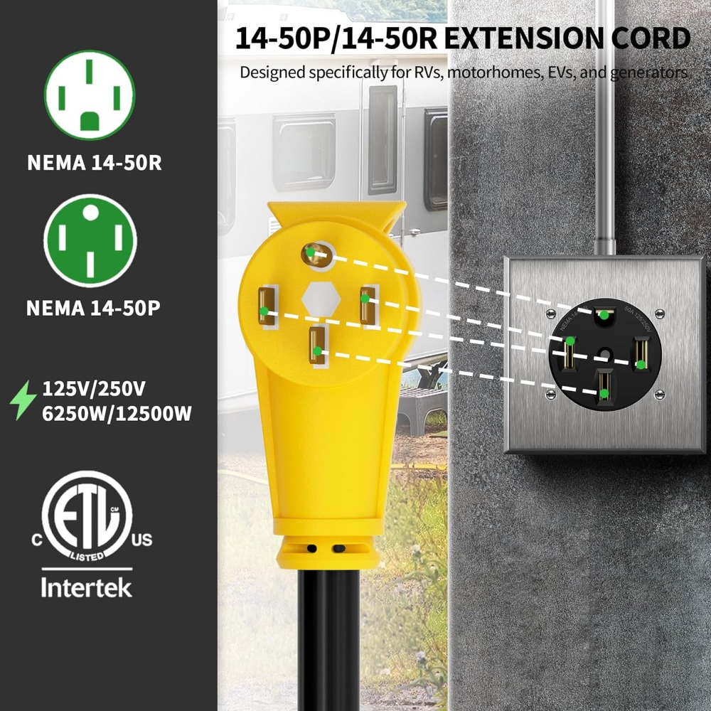 Câble d'extension RV/VE 25 pie - Outdoor Power Extension Cord avis et prix