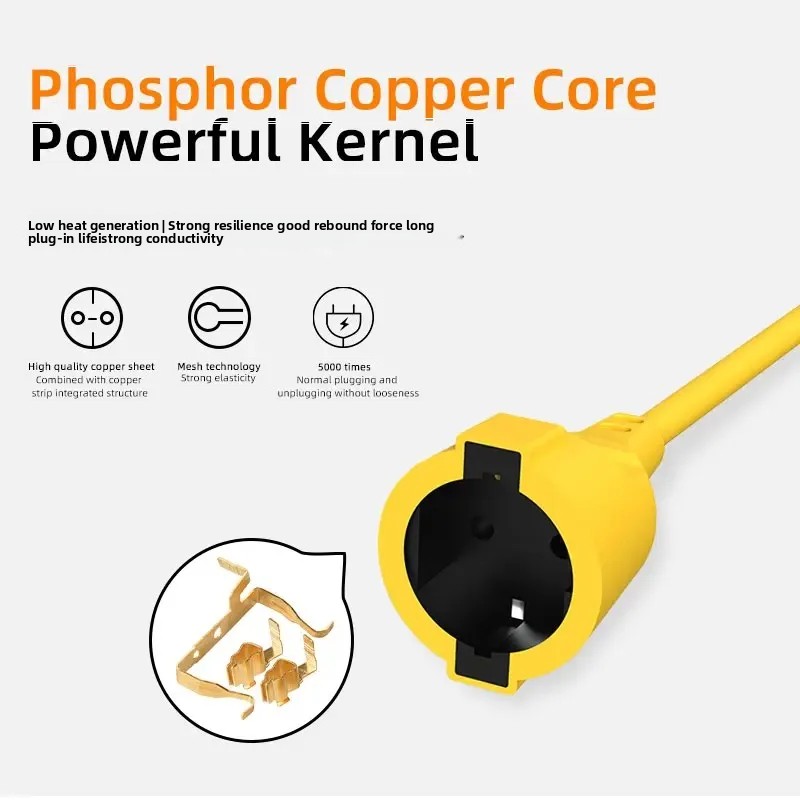 Multiprise EU Schuko 16A 4KW a - Outdoor Power Extension Cord avis et prix