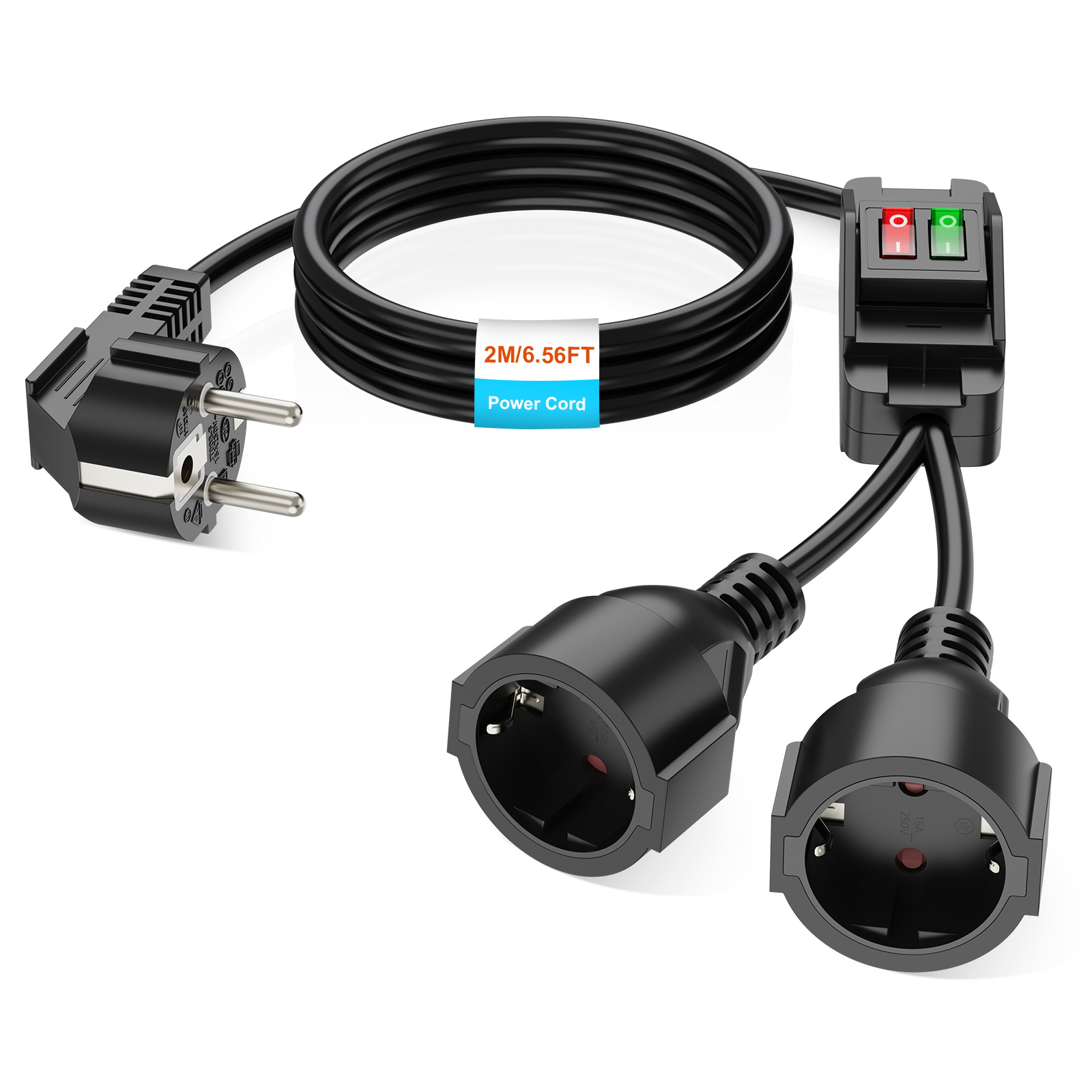 Rallonge électrique EU 40cm/2m - Outdoor Power Extension Cord avis et prix