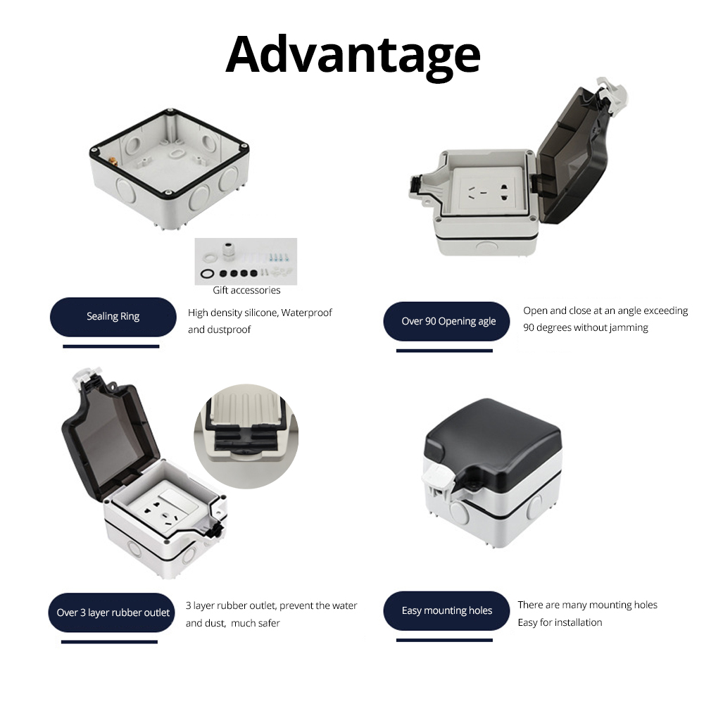 Wallpad IP66 boîte extérieure  - Outdoor Power Adapter avis et prix