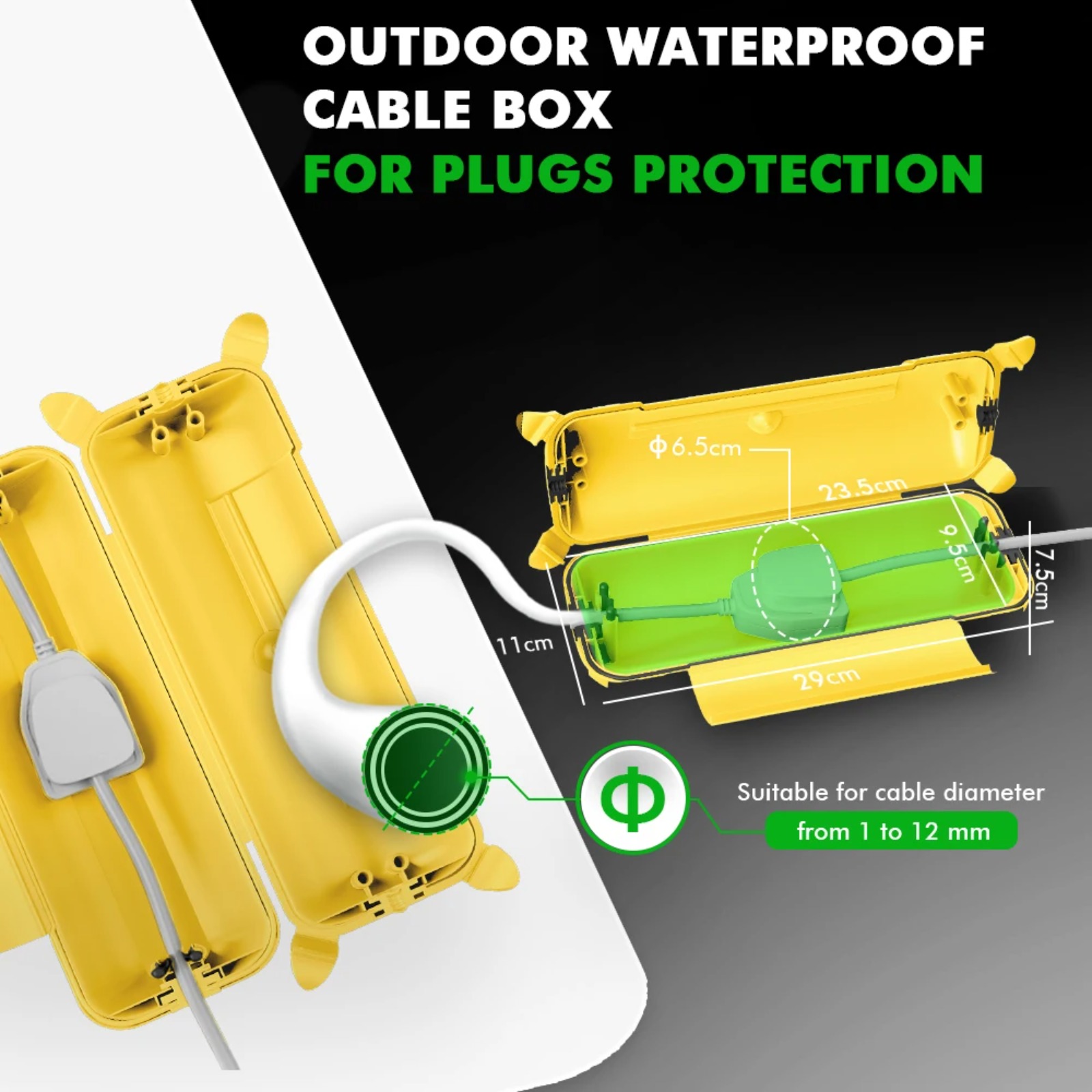 Boîtier de protection extérieu - Outdoor Power Extension Cord avis et prix