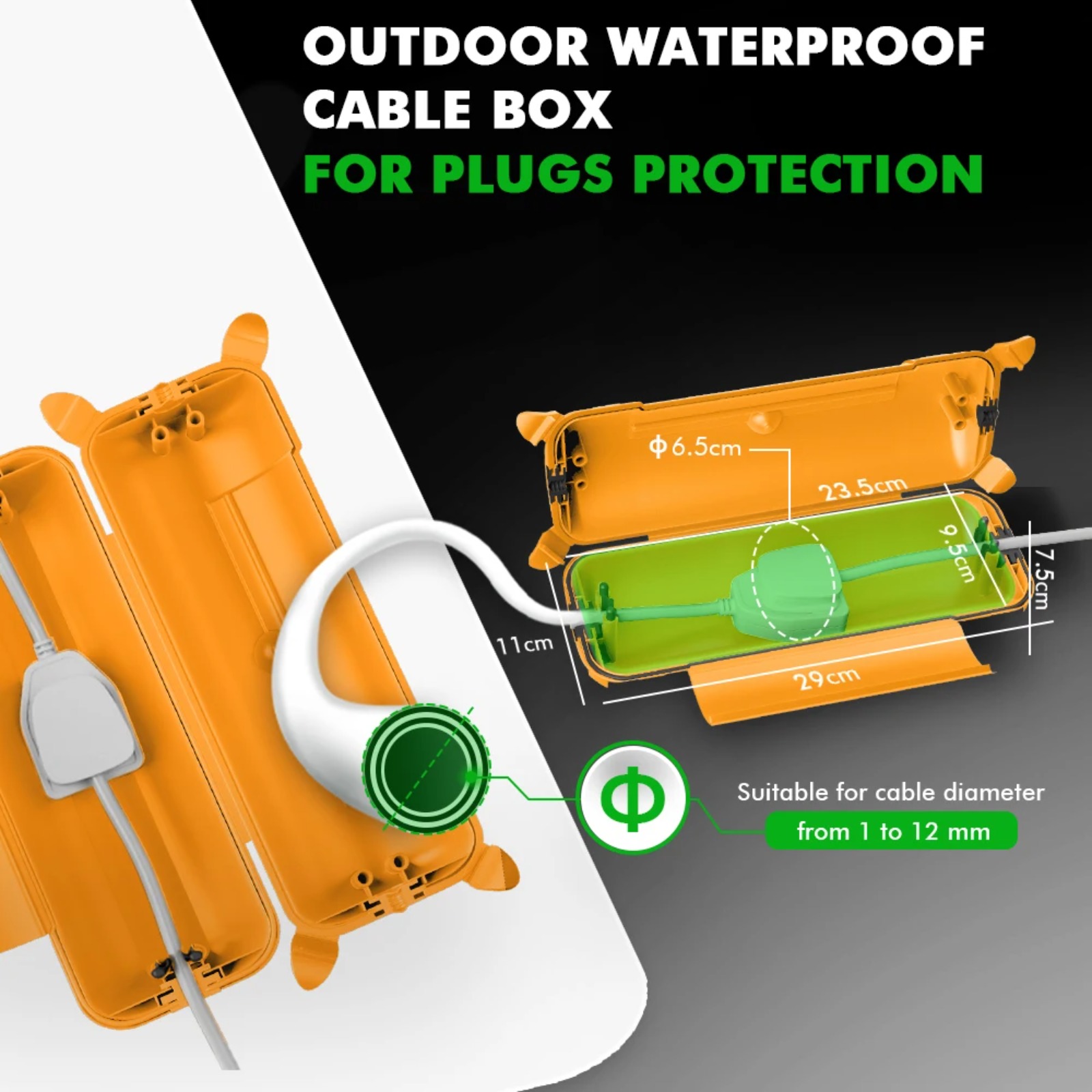 Boîtier de protection extérieu - Outdoor Power Extension Cord avis et prix