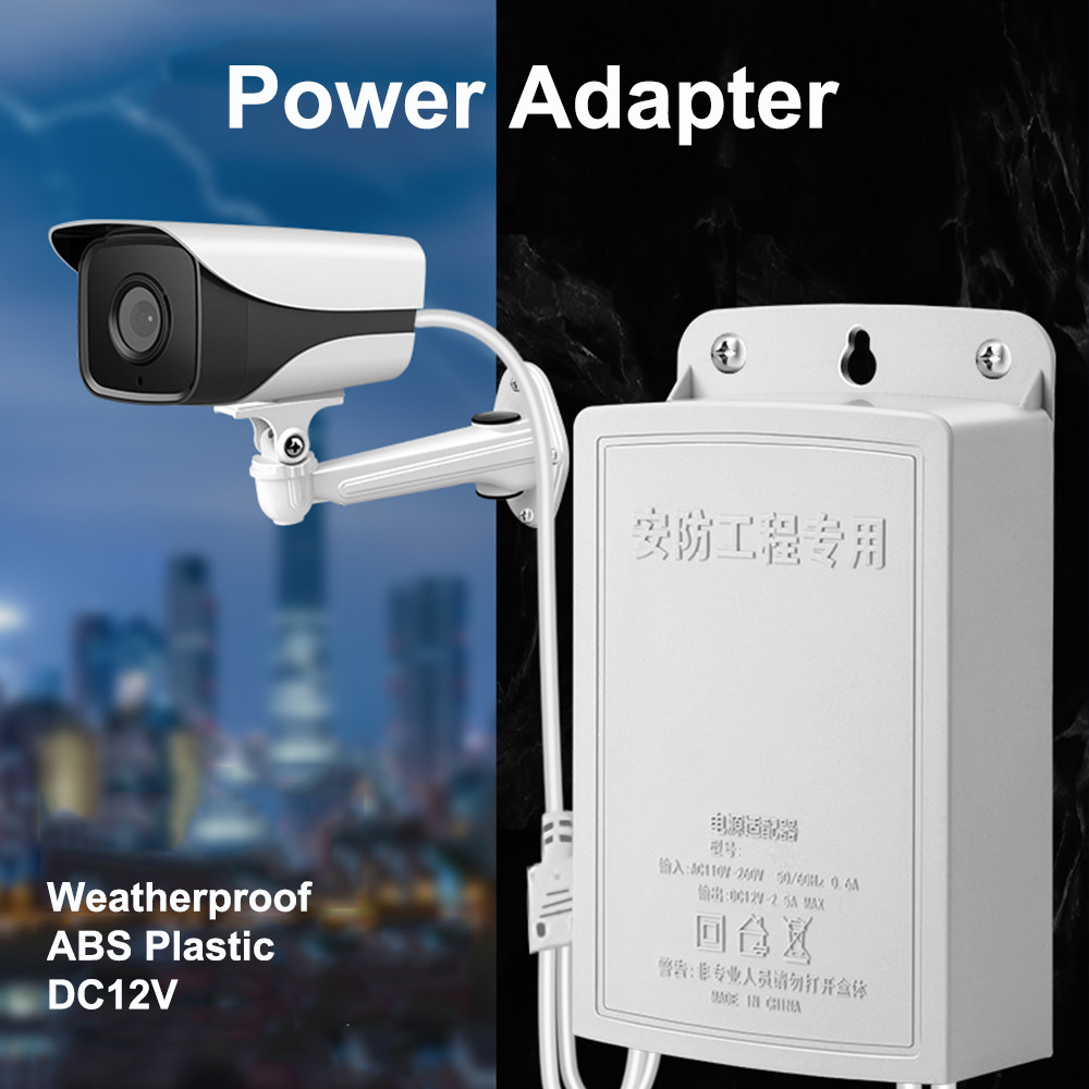 DC 12V 2.5A extérieur étanche  - Outdoor Power Adapter avis et prix
