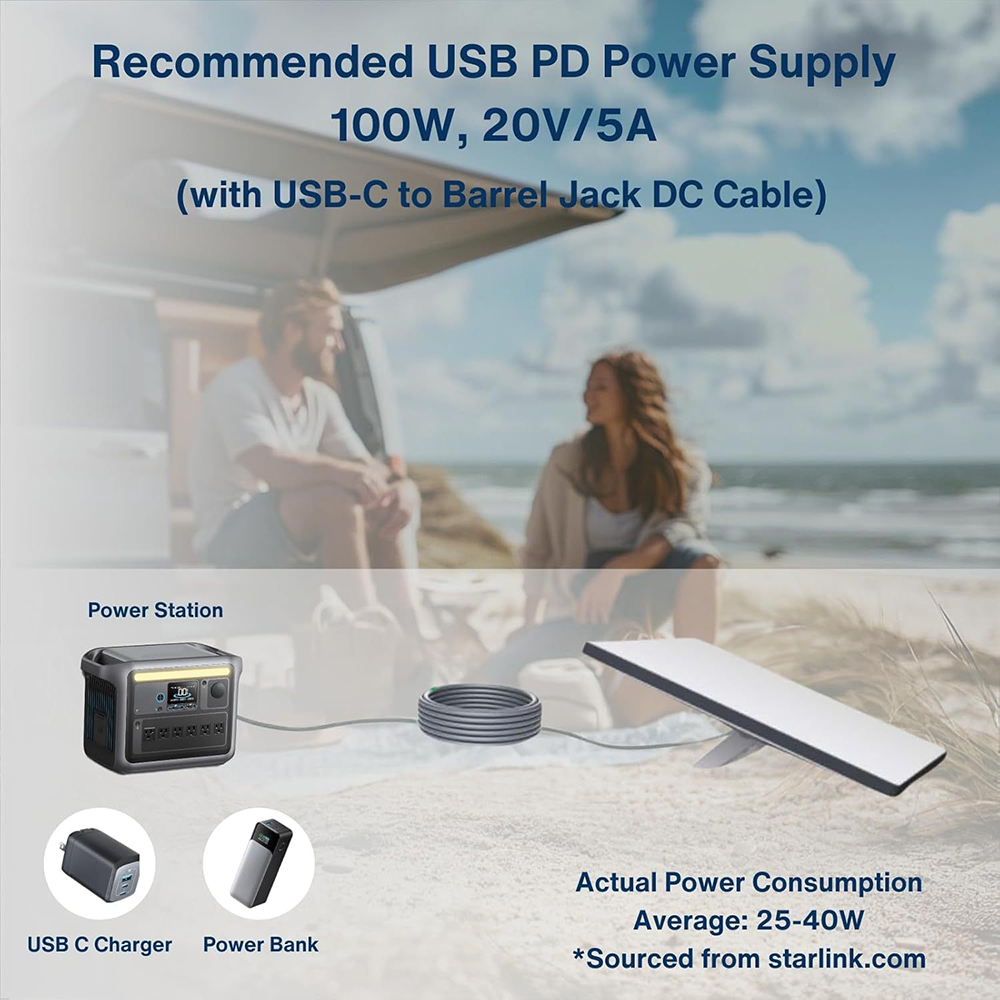 Câble d'alimentation USB C ver - Outdoor Power Jack avis et prix