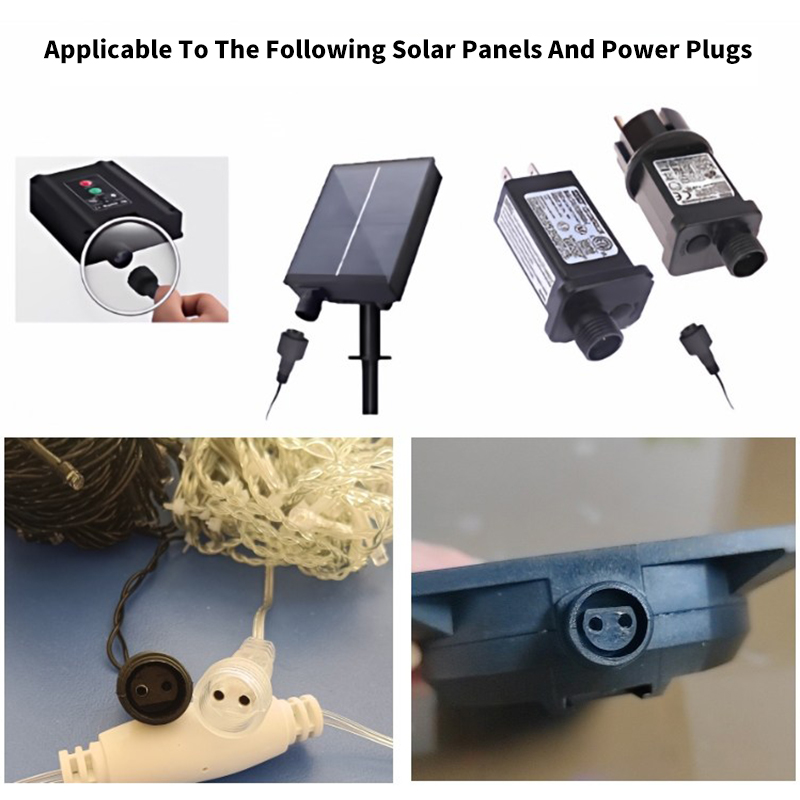 Connecteur LED 2 broches avec  - Outdoor Power Extension Cord avis et prix