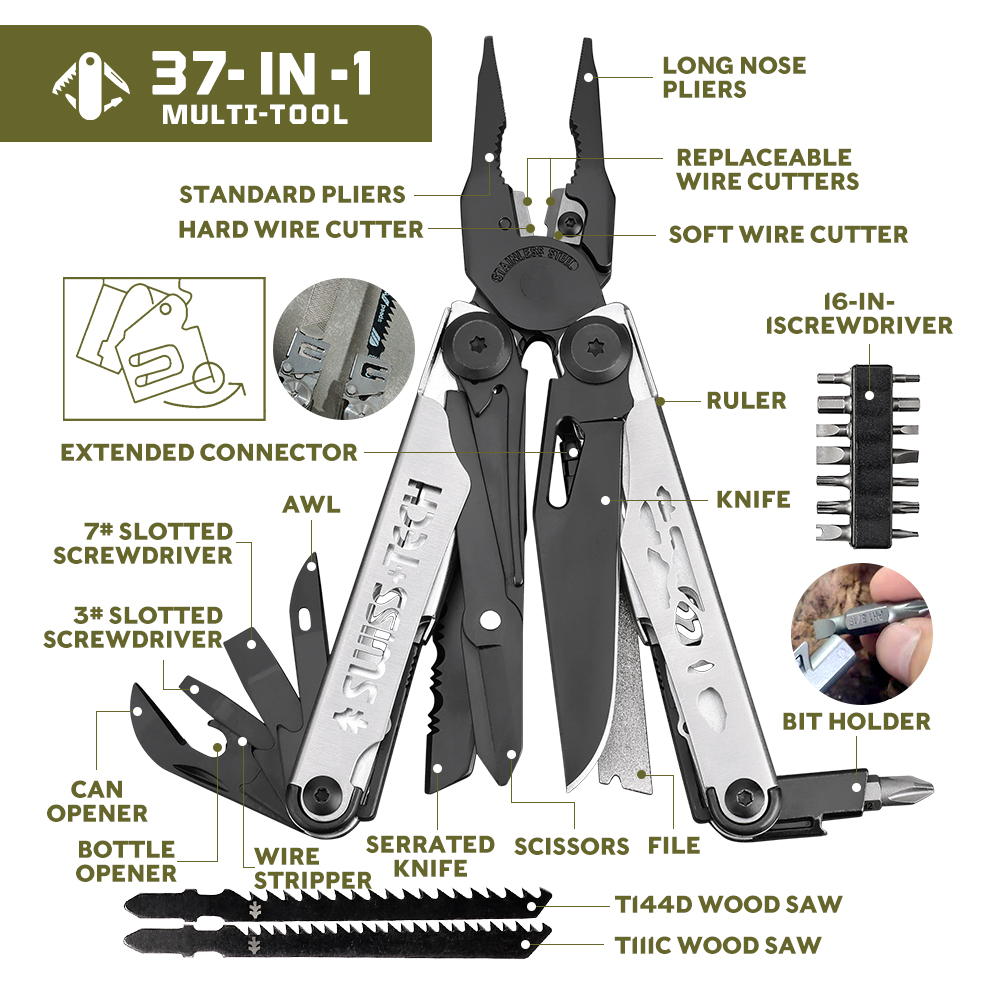 SWISS TECH – pince pliante mul - Outdoor Power Tool Storage avis et prix